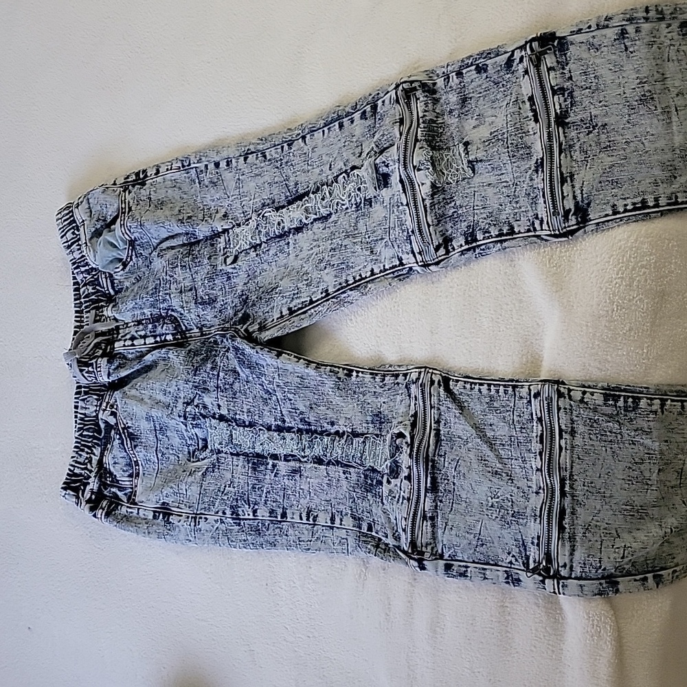 Distressed motor jean 👖
